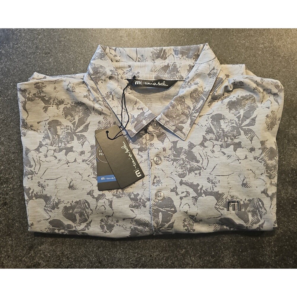 Travis Mathew Private Deck Polo Greys XL